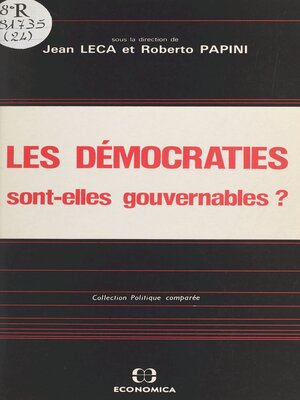cover image of Les démocraties sont-elles gouvernables ?